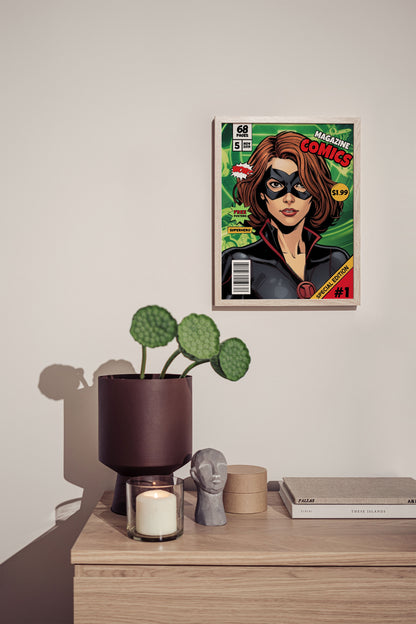 HeroInk™ Personalized Superhero Comic Poster